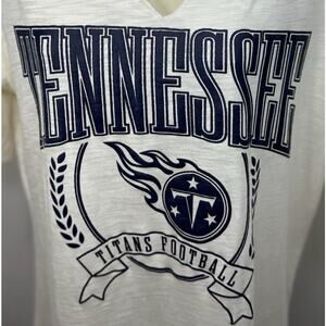 NFL Team Apparel Tennessee Titans Football Graphic Tee - Women's Size Small